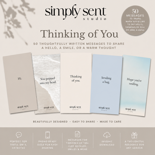 Thinking of You Digital Notes